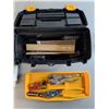 Image 6 : Rimax Plastic Toolbox 16 x 7 x 7", Vice Grip, Ceiling Patch Liquid, Wall Plug Plates, Misc. - Cannot