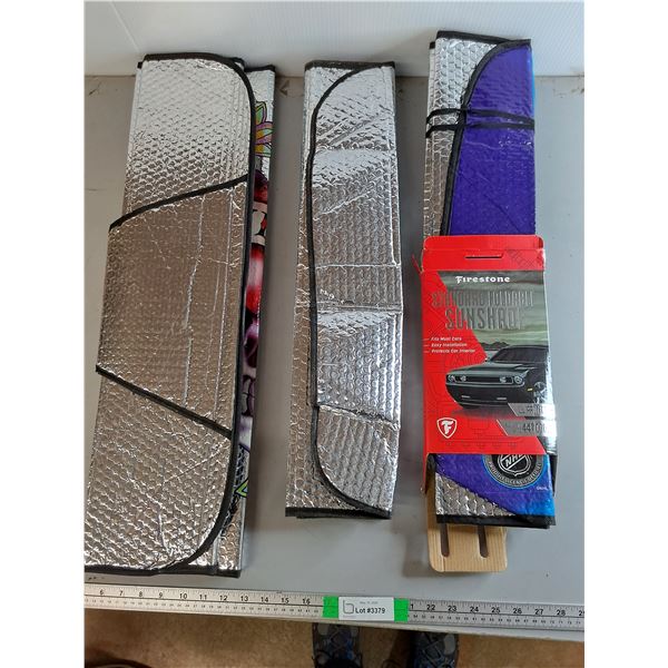(3) Vehicle Window Shades - Ed Hardy, Montreal Canadiens,  Normal