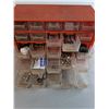 Image 2 : Plastic Parts Storage With Drawers 12 x 5.25 x 9.5", Screws, Washers, Misc.