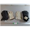 Image 1 : (2) Pairs Men's Insulated Gloves, (2) Pairs Men's Work Gloves - All L