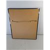 Image 2 : Framed Floral Print 15.25 x 13", Backgammon Set, Leather Style Portfolio Case