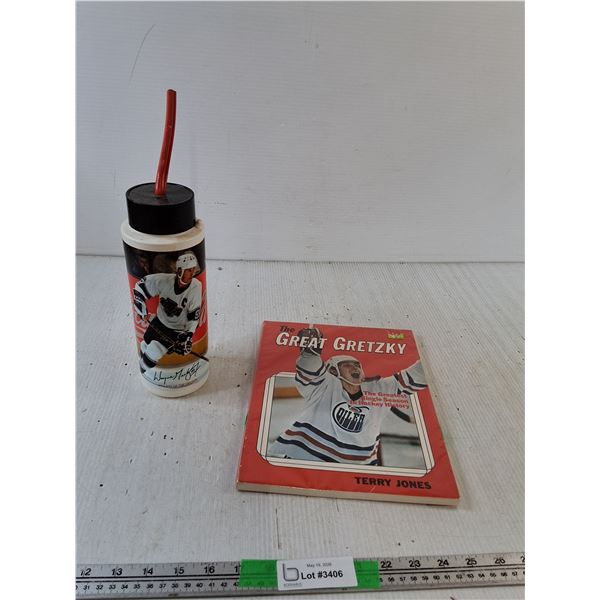 The Great Gretzky: The Greatest Single Season In Hockey History Book & Waterbottle