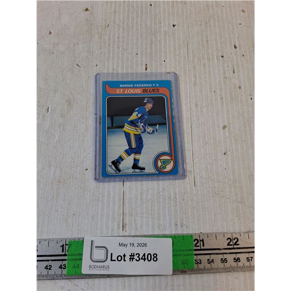 Bernie Federko Rookie Card ( cannot authenticate)