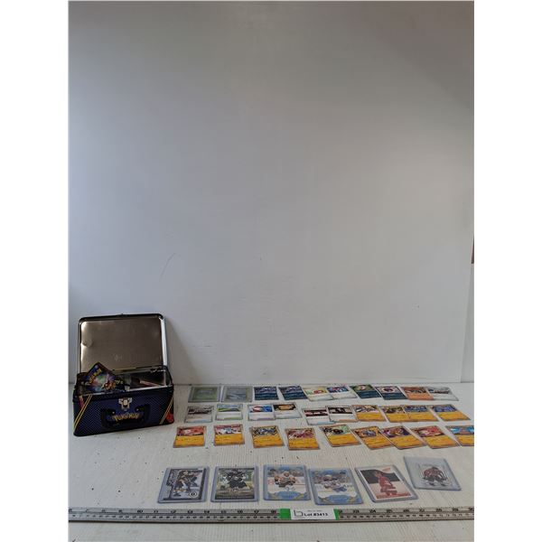 Various Pokemon Cards & Various hockey Cards (as is, cannot authenticate)