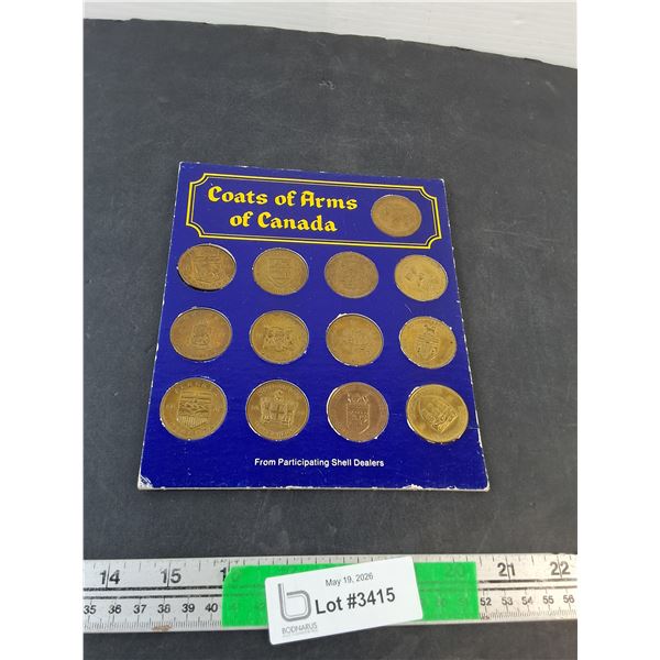 Shell Oil Commemorative Medallions Set (as is, cannot autheticate)