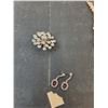 Image 2 : Pin, Earrings, Necklace ( all as is)