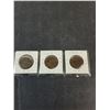 Image 2 : (3) Large Canadian Pennies from 1876, 1886, 1896