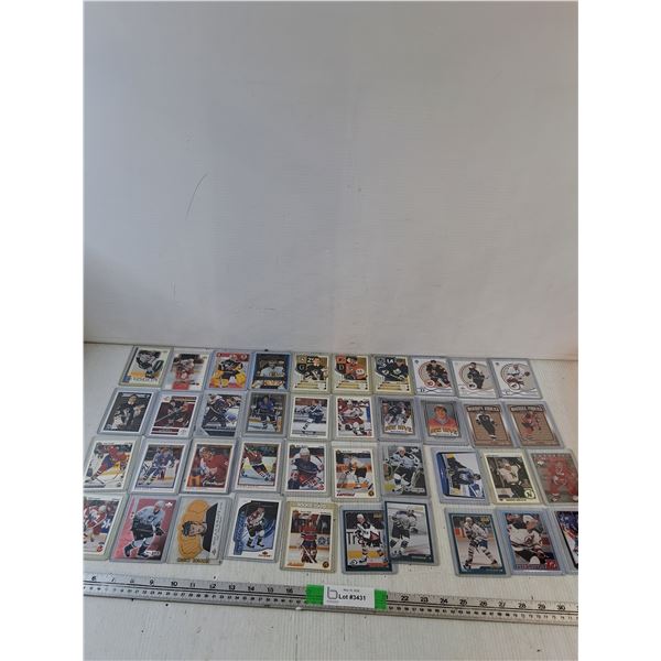 (40) Various Upper Deck Hockey Cards ( as is, cannot authenticate)