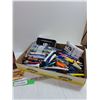 Image 3 : (2)  Elevator Banks, Glasses, Box of Pens, Markers