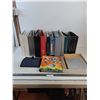 Image 1 : Assorted 3-ring Binders Including NHL Collector Cards, Sleeves & Looseleaf, Travel Tote