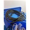 Image 4 : (6) Extension Cords, Power Surge Protector, Power Bar, 15x9.5x17" Tote