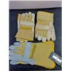 Image 2 : (3) Pairs Work Gloves Unused Assorted Sizes