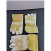 Image 2 : (3) Pairs Work Gloves Assorted Sizes Unused