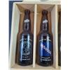 Image 2 : Labatt Blue Stanley Cup Champions Collectible Beer Bottles Empty, in Wood Display Case