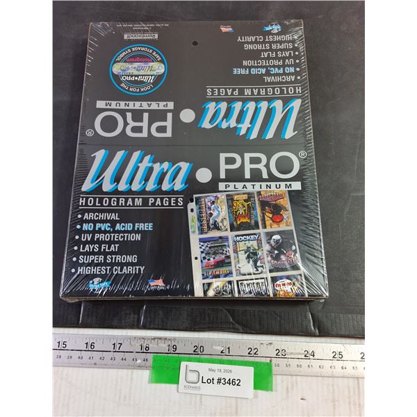 Ultra Pro Platinum Hologram Pages - 100 - NIB