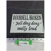 Image 1 : Metal Novelty Sign - 6" x 9"