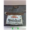 Image 1 : Mobioloil Metal Sign 8"x12", Car Accessories,  Wind Chime