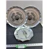 Image 1 : (3) Aluminum Trays - RCMP - Saskatchewan Coat of Arms