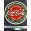 Image 1 : Coca Cola Metal Sign Retro 11 3/4" round