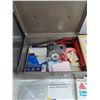 Image 4 : Assorted Office Supplies, (3) Metal Cases & Where There's a Will There's An A VHS
