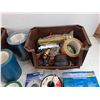 Image 5 : Stackable Bins, Assorted Tapes & Plumbing Supplies