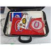 Image 3 : Assorted Hockey Collectibles & Faux Leather Case