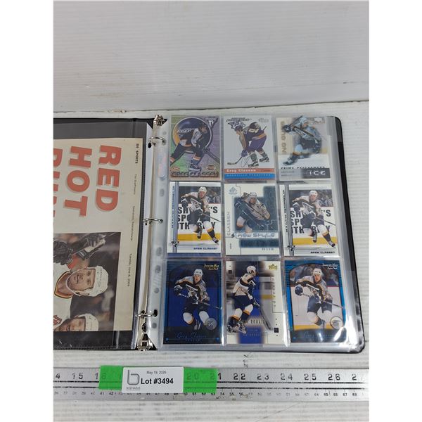 Assorted Hockey Cards Album