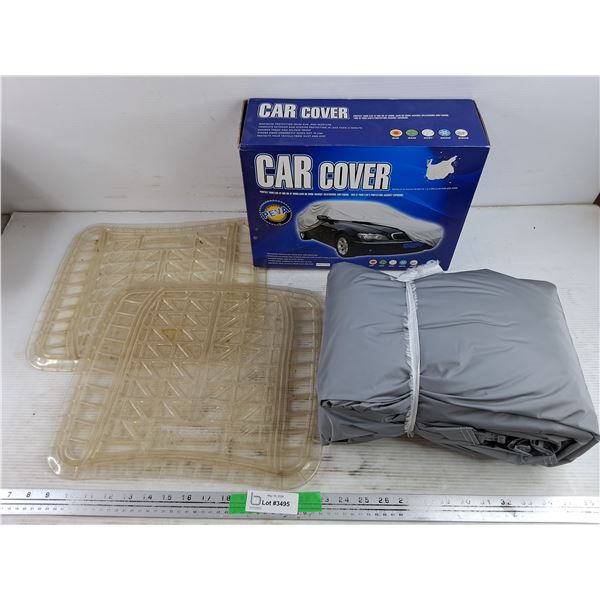 (2) Silicone Mats, Car Cover