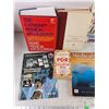 Image 2 : Assorted Books - Medical Terminology, Drug Guide, Hockey Card Price Guide, Official Sports Photos
