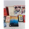 Image 3 : Assorted Books - Medical Terminology, Drug Guide, Hockey Card Price Guide, Official Sports Photos