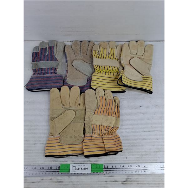 (3) Pairs of Work Gloves - Size L