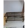 Image 4 : 2-Tier Shoe Rack 25"  x 10" x 12", Wooden Bin-Cannot Ship
