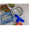 Image 6 : Plastic Wraps, Electric Tea Pot, As Is, Plastic Container, Assorted Kitchen Supplies