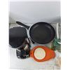 Image 3 : 12" Frying Pan, Sunbeam Coffee Machine, Toastmaster Toasters - Powers On, As Is, Funnels, Misc