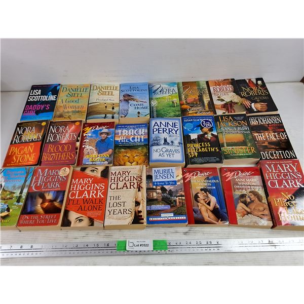 Assorted Books - Danielle Steel, Nora Roberts, Mary Higgins Clark, Misc
