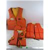 Image 1 : (3) Vintage Life Vests - Size Kids and XL