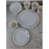 Image 2 : Corelle By Corning Dining Plates, Bowls & Mugs, Dish Rack w/Plastic Tray