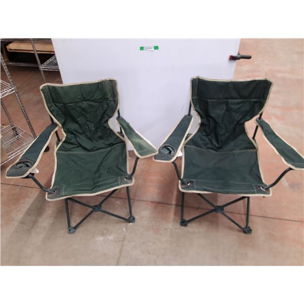 *(2) Folding Chairs 35" x 20" x 32" - PICKUP ONLY