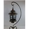 Image 2 : *Vintage Lantern on a Curved Stand 30", PICKUP ONLY