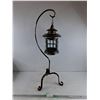 Image 1 : *Vintage Lantern on a Curved Stand 34", PICKUP ONLY