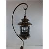 Image 3 : *Vintage Lantern on a Curved Stand 34", PICKUP ONLY