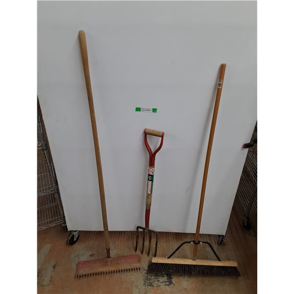 **Rake, Broom & Pitch Forks - PICKUP ONLY
