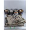 Image 1 : *Assorted Acrylic Paints & Painters Tarps - PICKUP ONLY