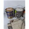 Image 2 : *Assorted Acrylic Paints & Painters Tarps - PICKUP ONLY