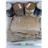 Image 4 : *(4) Acrylic Paints & Painters Tarps - PICKUP ONLY