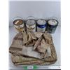 Image 1 : *HiHide Eggshell & Urethane Trim Enamel Paints, Painters Tarps - PICKUP ONLY