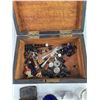 Image 3 : Assorted Collectibles & Wooden Jewelry Box