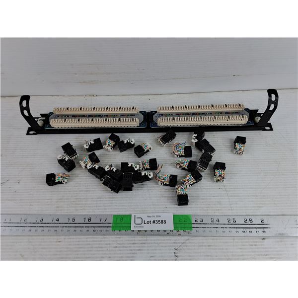 Belden Patch Panel IBDN Cat 5 25 Jacks