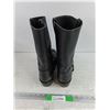 Image 3 : Leather Motorcycle Boots - Size 10