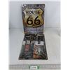 Image 1 : (2) Route 66 Wall Art 11.75 x 15.75" - Metal, Sealed